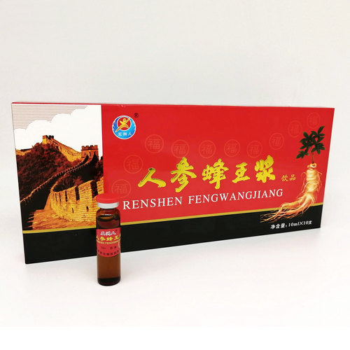 Маточное молочко с женьшенем и мёдом Ren Shen Feng Wang Jiang