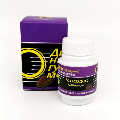 Возбуждающее средство для мужчин Молодец Дингуагуа / Dingguagua 8 капсул